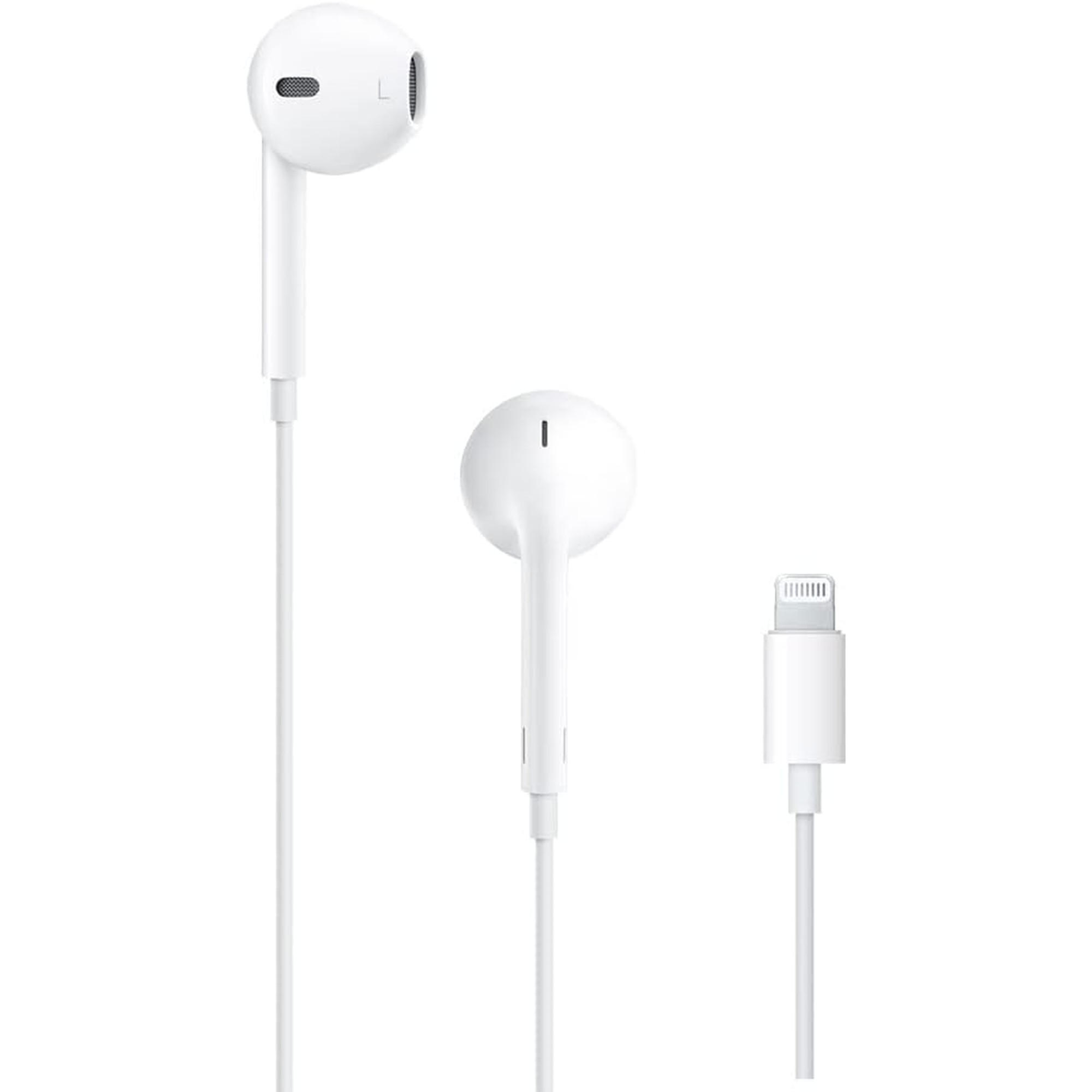 Apple EarPods Headphones with Lightning Connector, Wired Ear Buds for iPhone with Built-in Remote to Control Music, Phone Calls, and Volume