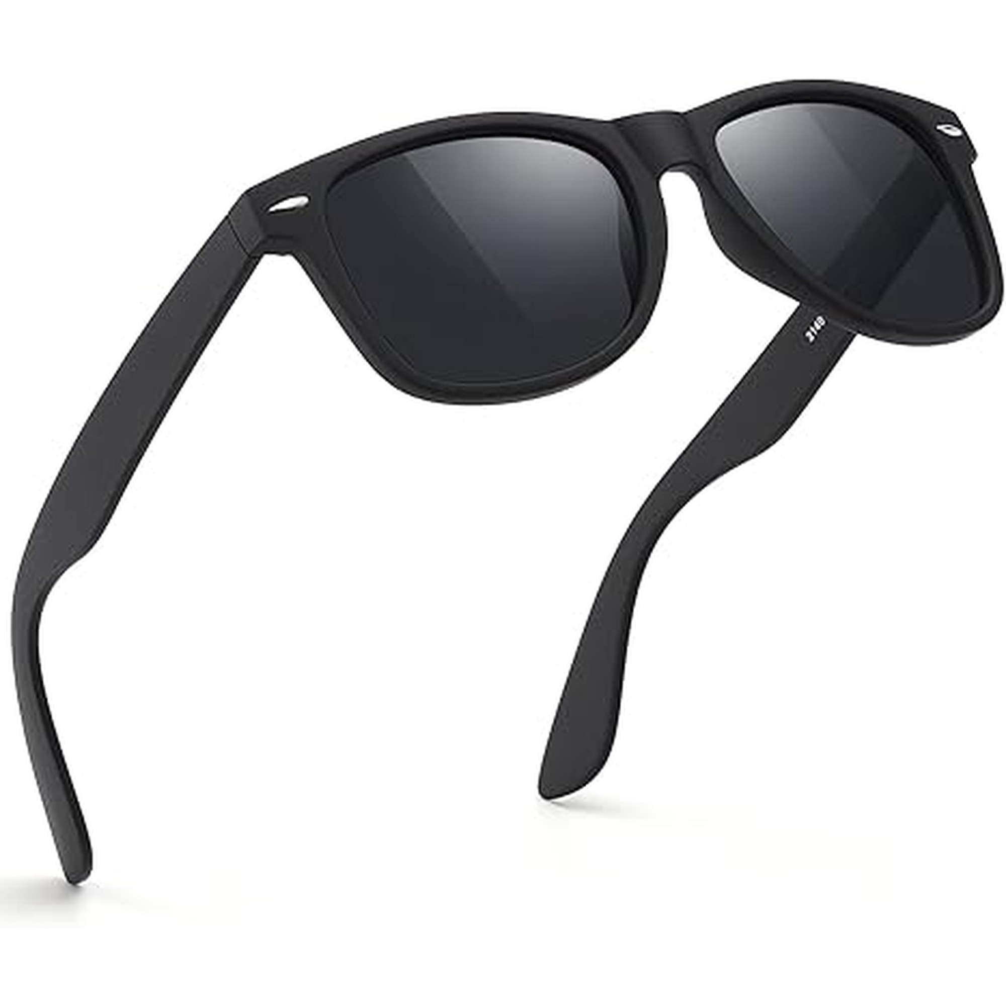 FEIDUSUN Sunglasses Men Polarized Sunglasses for Mens and Womens,Black Retro Sun Glasses Driving Fishing UV Protection