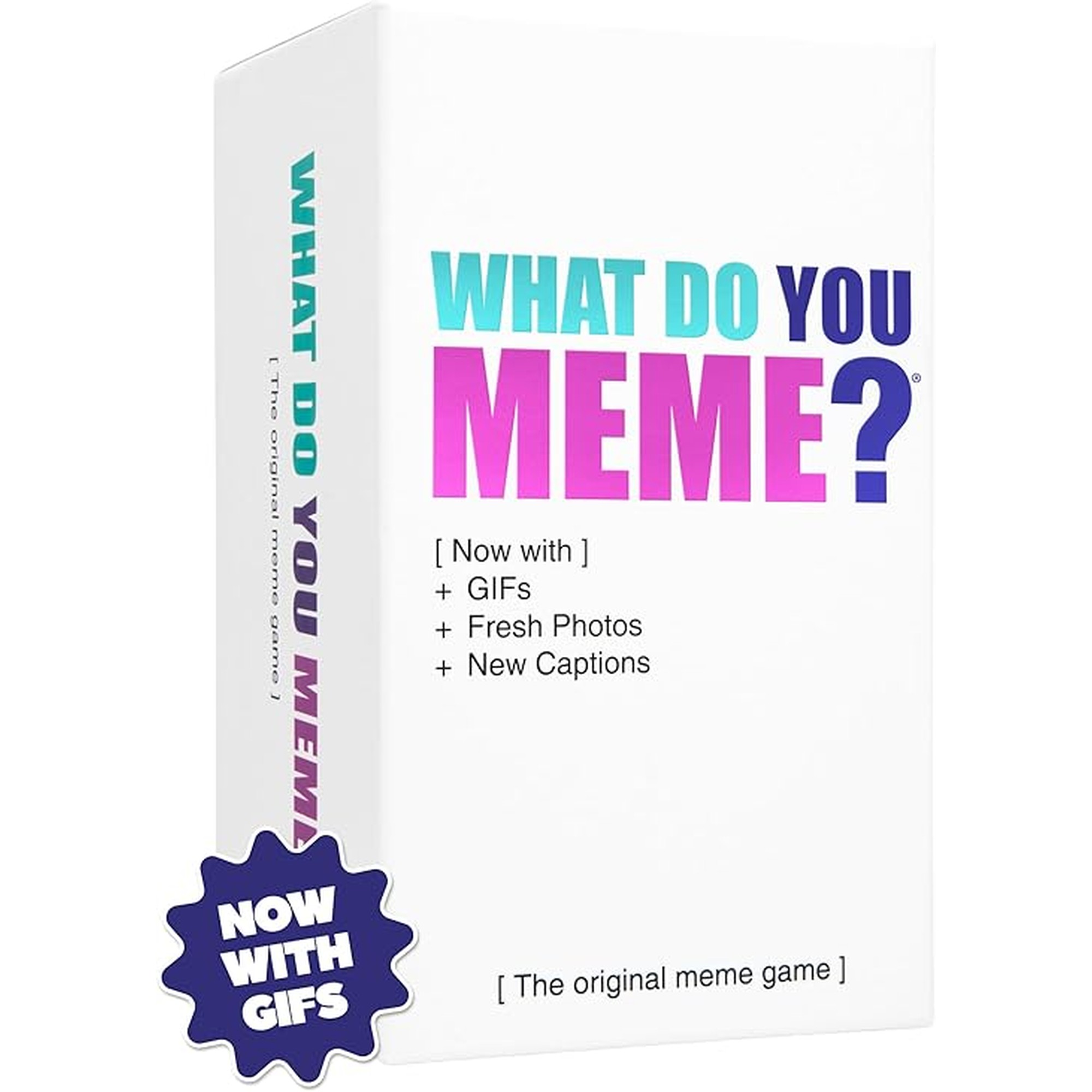 WHAT DO YOU MEME? Core Game (New Edition) Now Including GIF's by Relatable, The Essential Adult Party Game for Meme Lovers, Great for Adult Games for Game Night