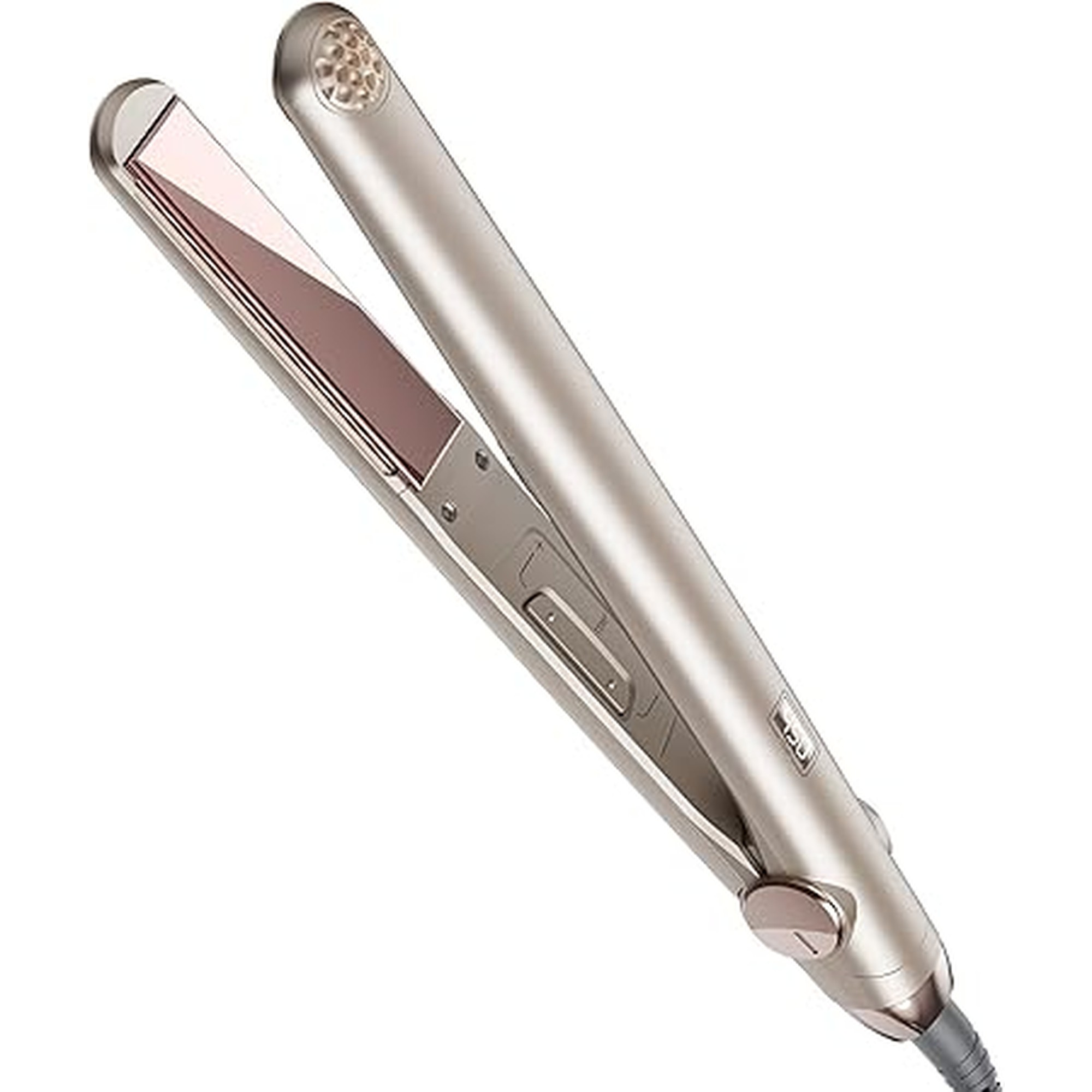 TYMO Flat Iron Hair Straightener - Titanium Hair Straighteners for Women, 1 Inch Professional Travel Flat Iron, Portable Straightener and Curlers with 10s Heat Up, 32 Temp, Dual Voltage & LED Display