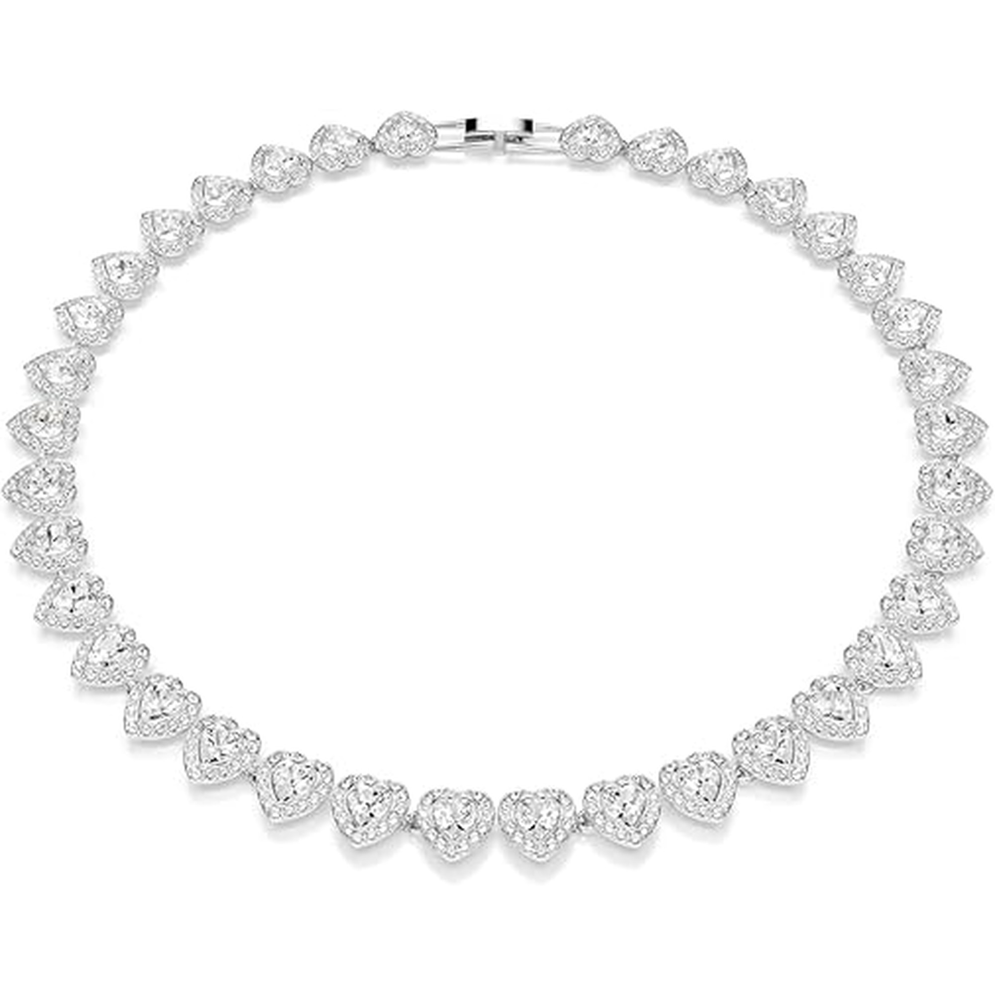 Swarovski Ariana Grande Collection, Clear Crystal & Pearls, Rhodium Finish, Necklaces, Earrings and Bracelets