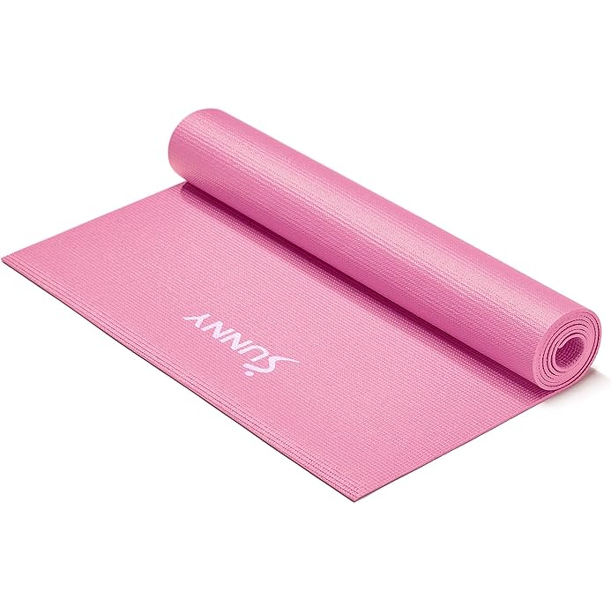 Sunny Health & Fitness Non-Slip Yoga Mat â€“ Durable, Anti-Tear, Lightweight, Cushioned Support for Yoga, Pilates, Stretching Exercises, Meditation and Floor Workouts | Multiple Sizes & Colors