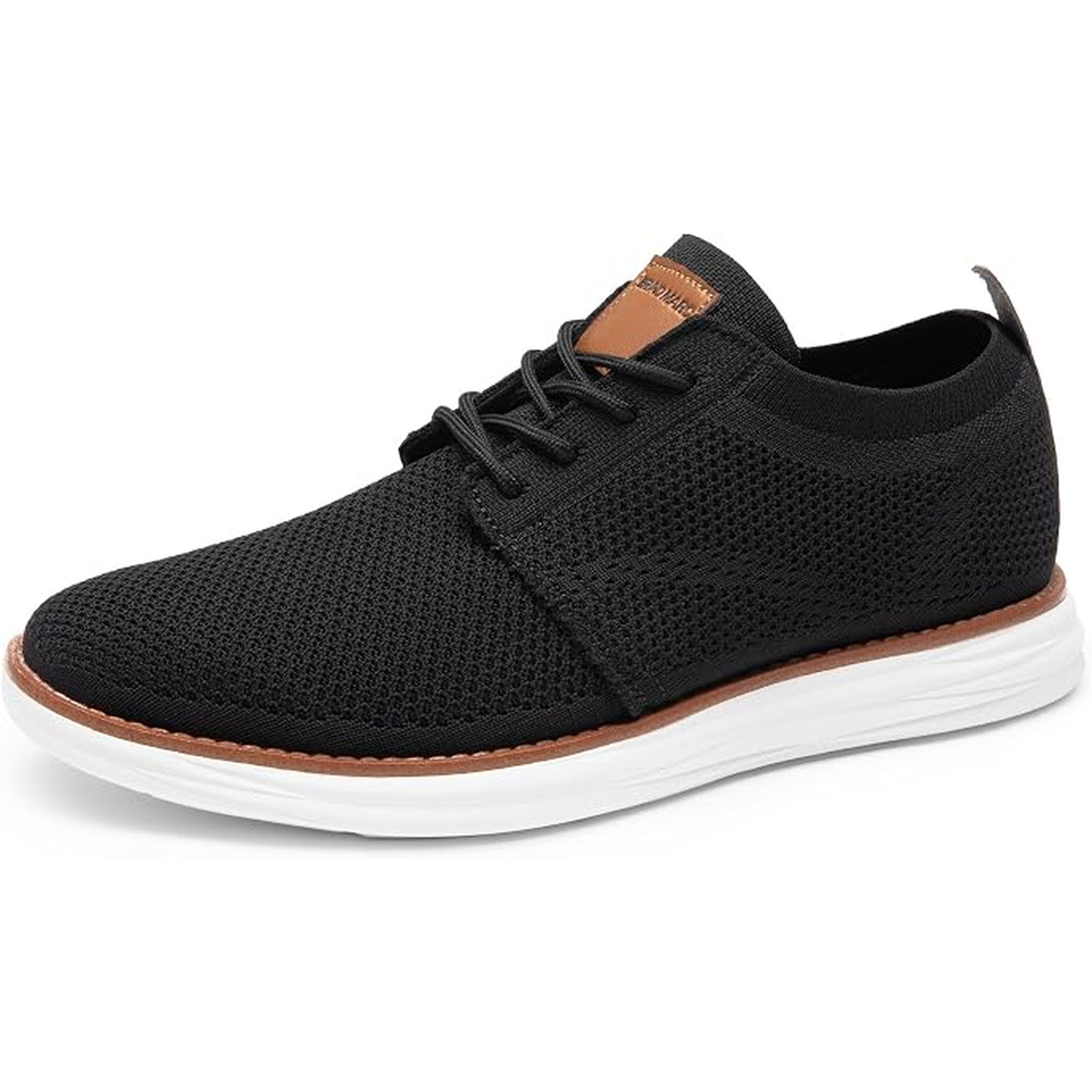 Bruno Marc Men's KnitFlex Breeze Mesh Sneakers Oxfords Lace-Up Lightweight Casual Walking Shoes