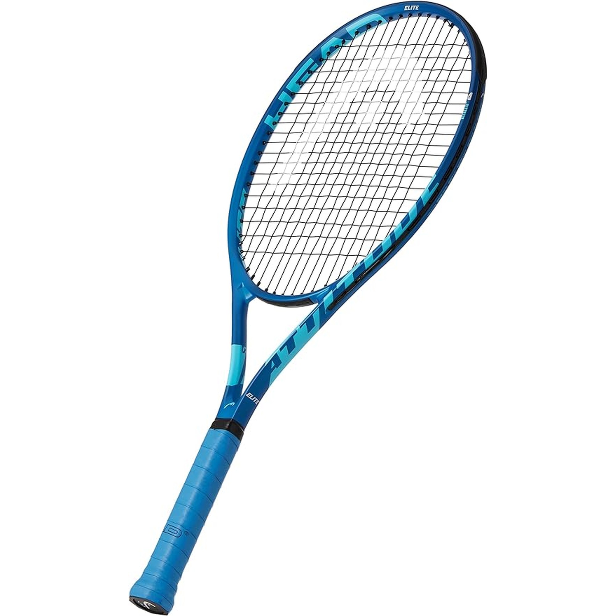 Head Metallix Attitude Elite Blue Tennis Racket - Pre-Strung Adult Tennis Racquet Lightweight - Midplus Headsize for Blend of Power and Control