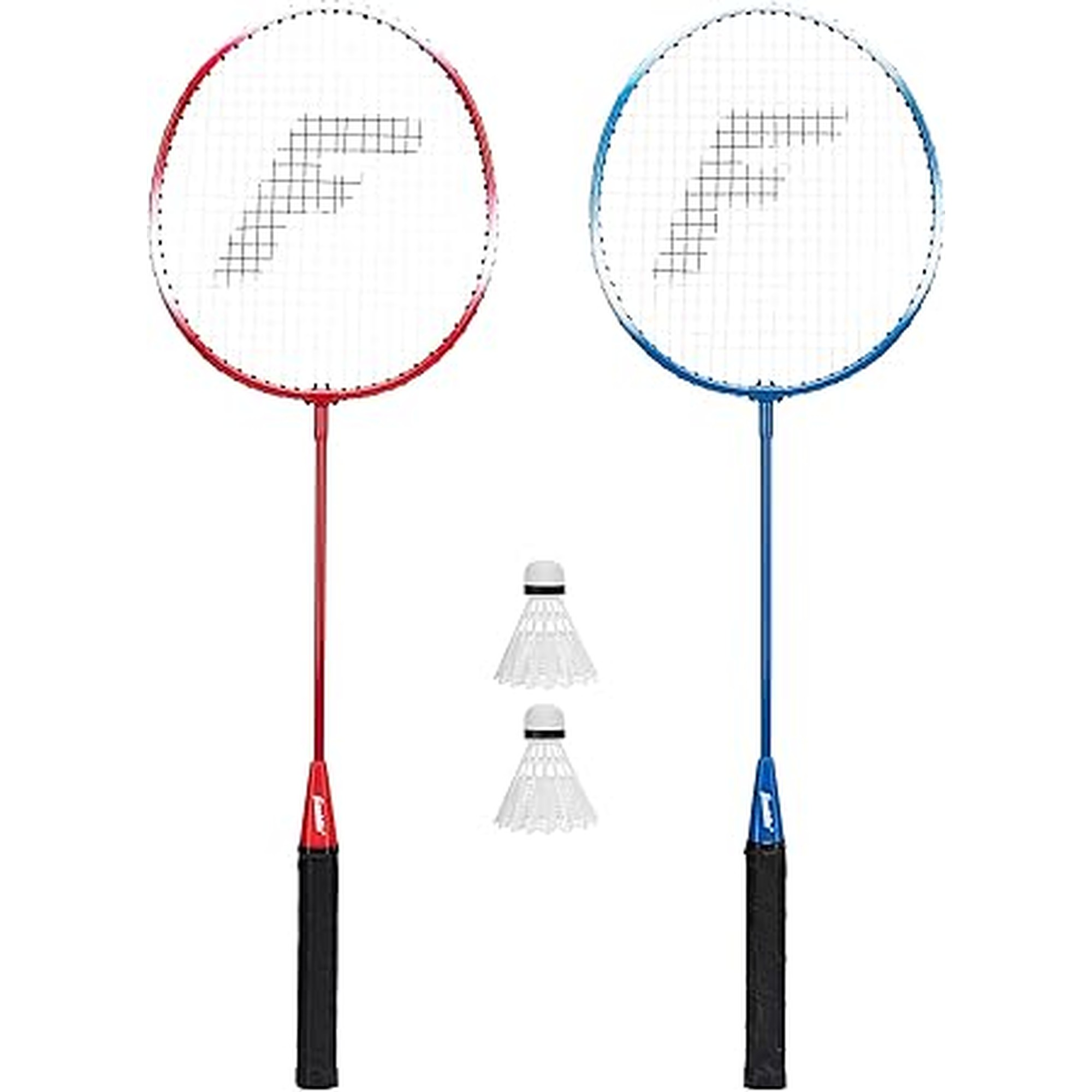 Franklin Sports Badminton Racket + Birdie Set - Replacement Badminton Equipment for Kids + Adults - 2 Player - 4 Player Badminton Racket Sets