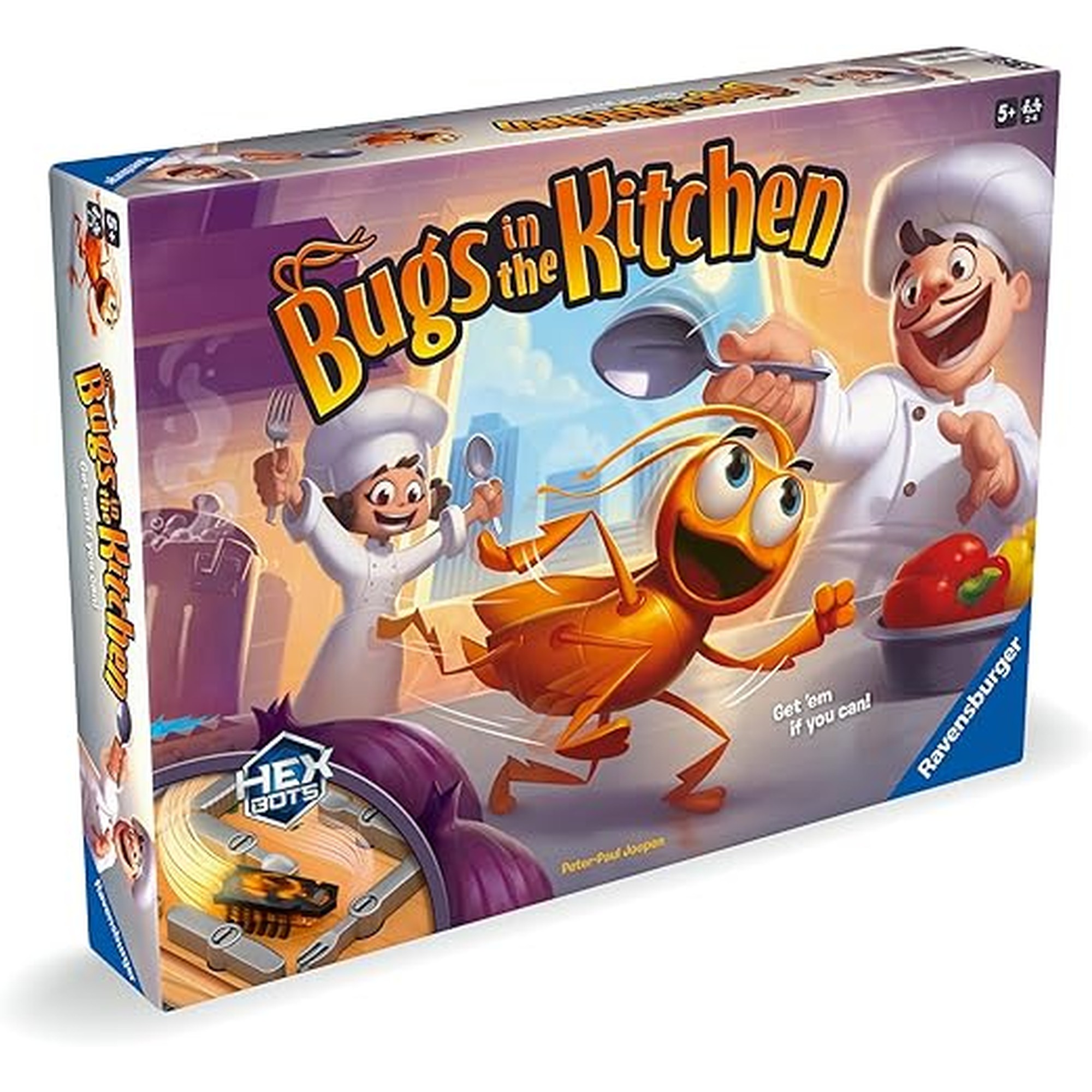 Ravensburger Bugs in The Kitchen 2024 - Enthralling Family Board Game | Ideal for Kids and Adults Aged 5 and Up | Offers Great Replay Value | Designed for 2-4 Players