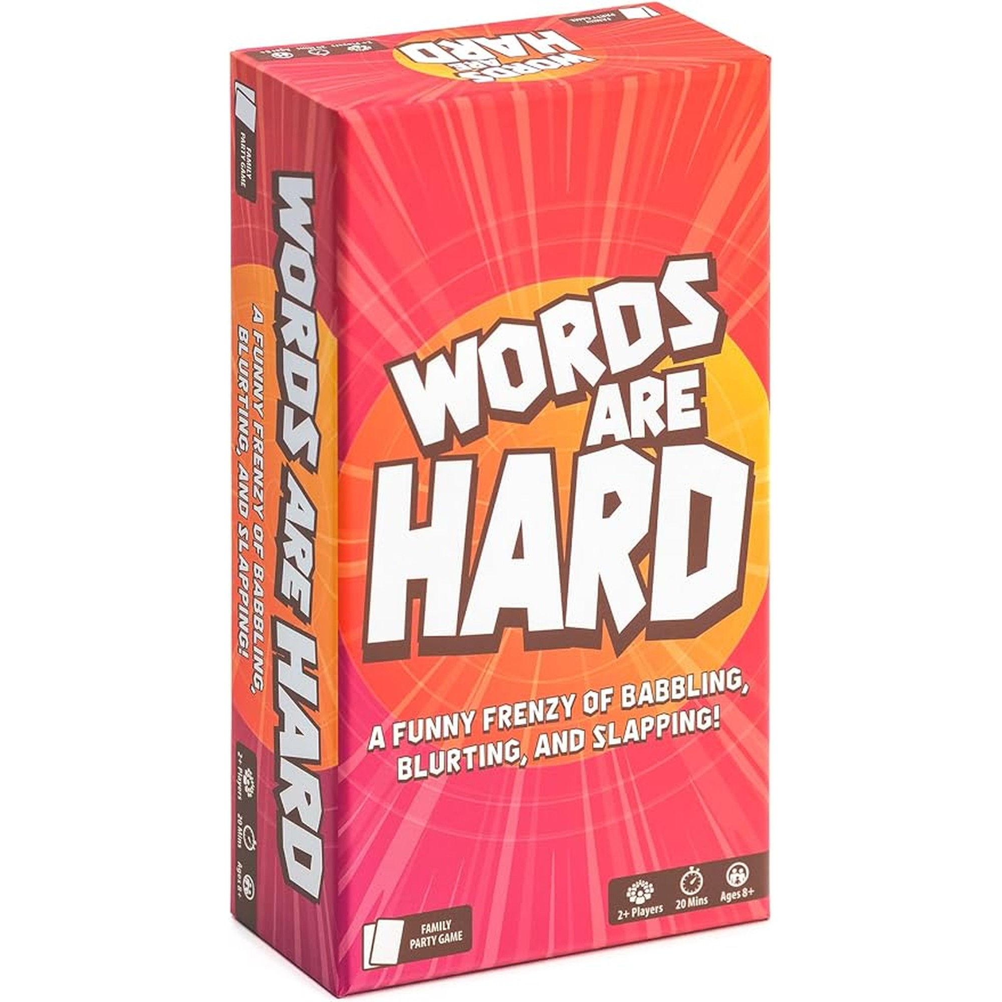 Lost Boy Entertainment Words are Hard - Party Games - Family Card Games - for Kids 8 and up - for Adults - Family Game Night - Travel Game - Creators of Piles!
