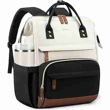 LOVEVOOK Laptop Backpack for Women, 15.6 Inch Work Business Backpacks Purse With Large Capacity, Waterproof Nurse Bag College Bookbag for School, Waterproof Casual Daypack for Travel