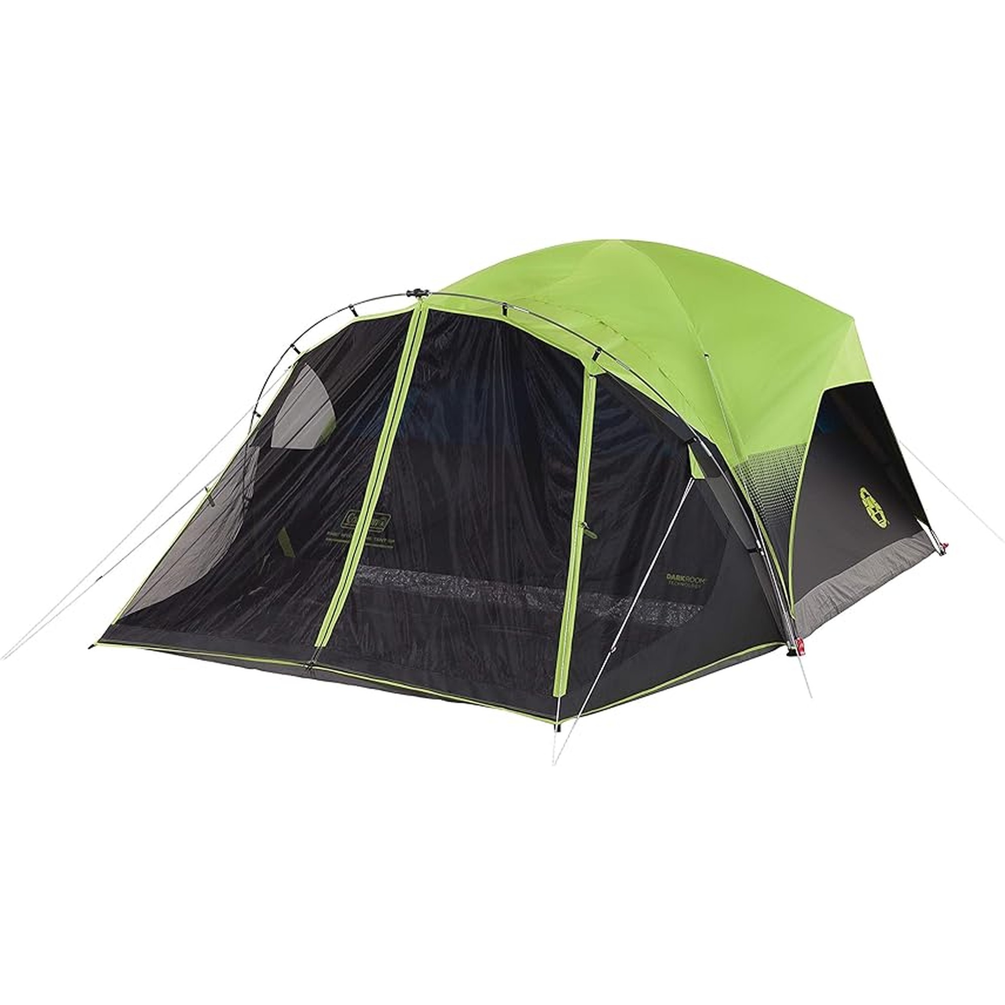 Coleman Carlsbad Dark Room Tent with Screened Porch, 4/6 Person Tent Blocks 90% of Sunlight to Keep Inside Cool, Weatherproof Shelter with Easy Setup, Made of PFAS-Free Materials