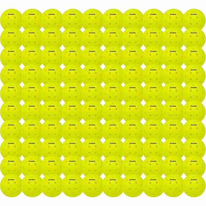 Franklin Sports X-40 Outdoor Pickleballs - Official Ball of USA Pickleball, APP Tour + US Open - Regulation Size