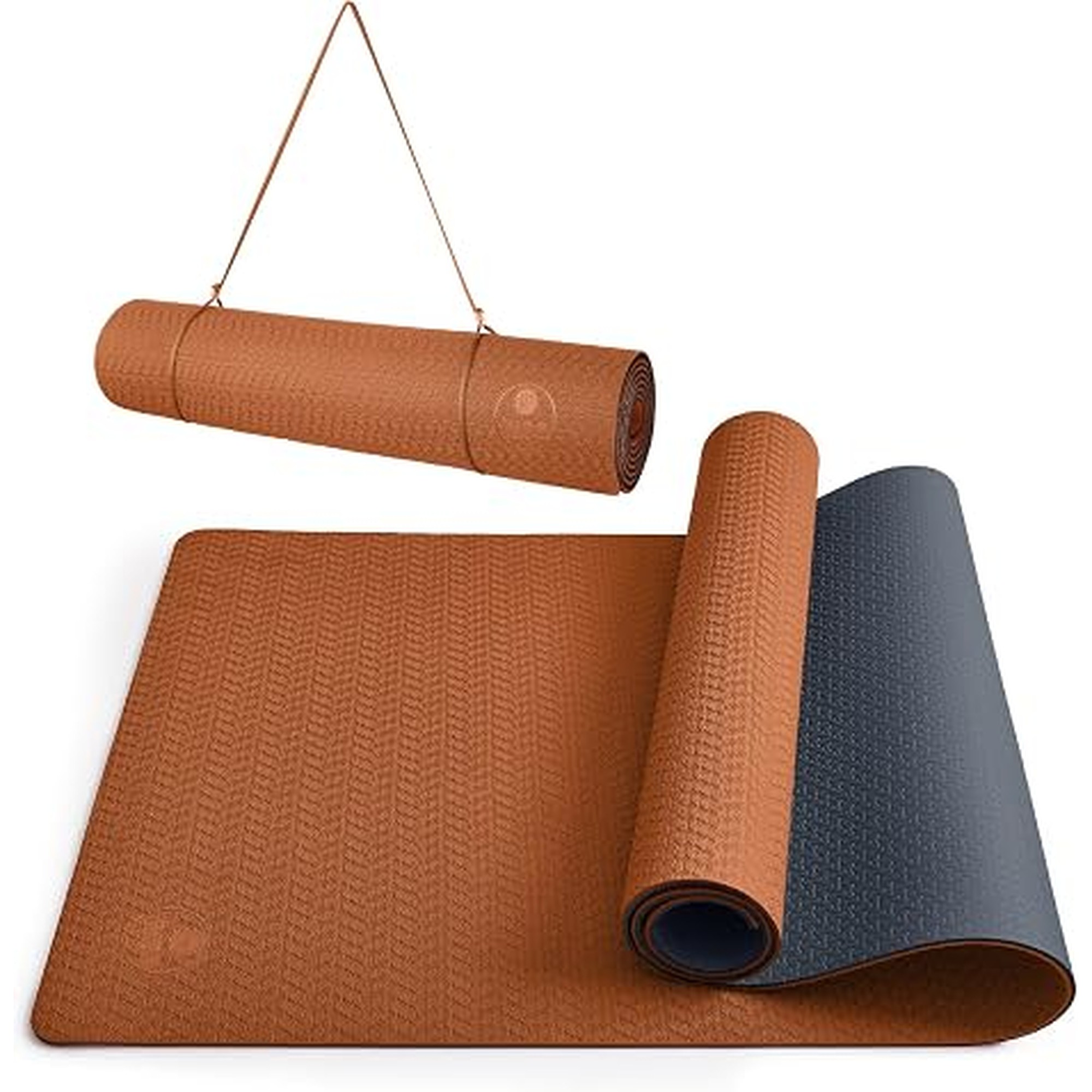IUGA Yoga Mat Thick Non Slip Anti-tear Pilates Mat Eco Friendly Hot Yoga Mats for Workout & Exercise(72"x 24"x 6mm)