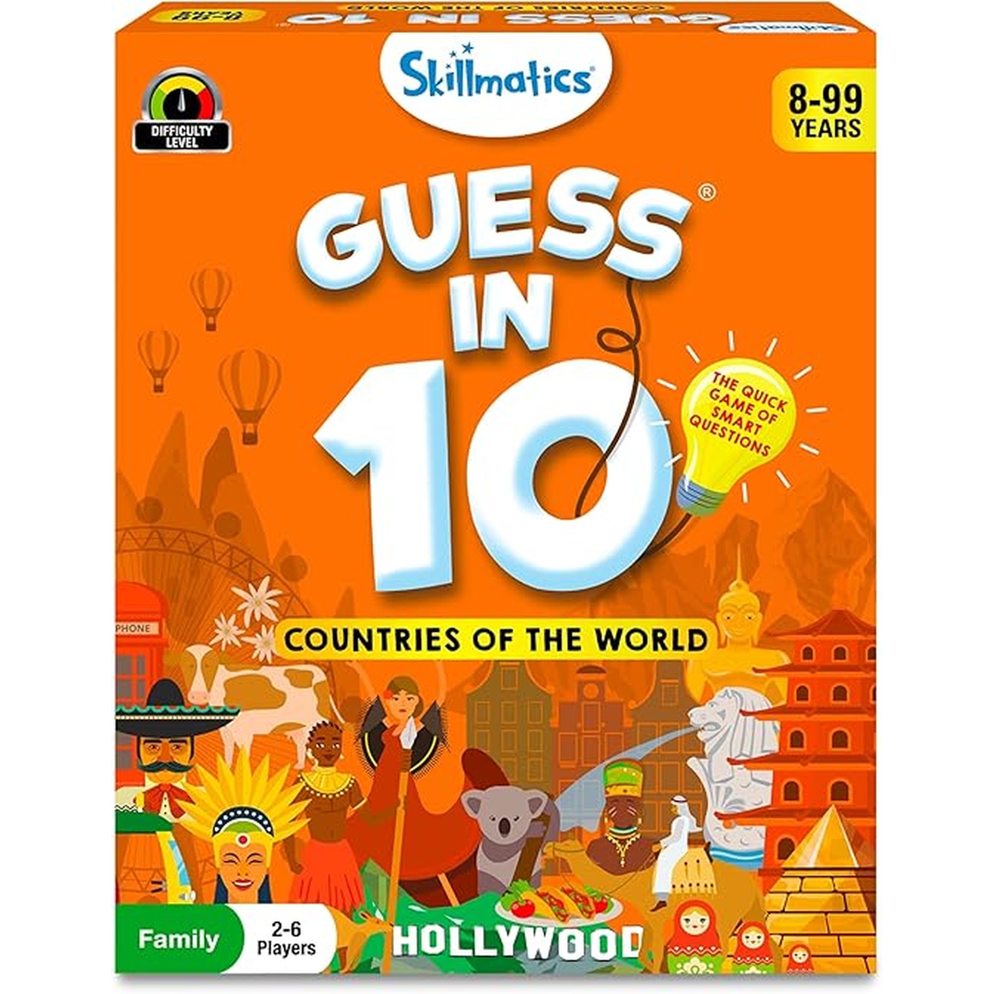 Skillmatics Guess in 10 Countries of The World, Perfect for Boys, Girls, Kids & Families Who Love Card Games, Educational Toys, Travel Games, Trivia, Gifts for Ages 8, 9, 10 & Up