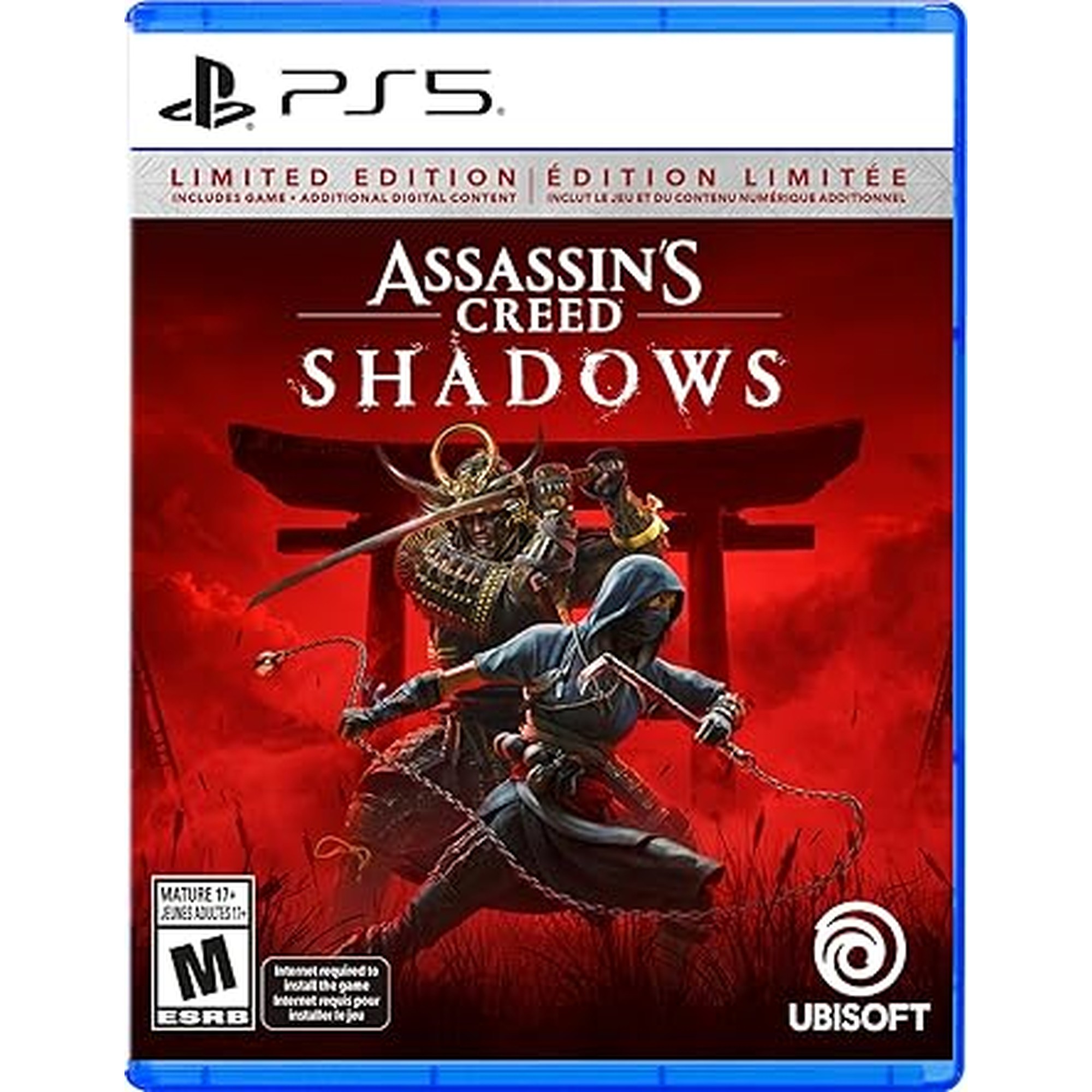 Assassinâ€™s Creed Shadows - Limited Edition (Amazon Exclusive), PlayStation 5